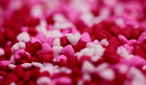 Heart sprinkles