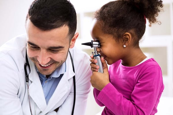 Child at the doctor's office