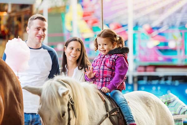 Family at the fair