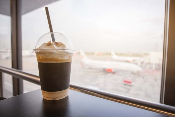 Starbucks in an airport