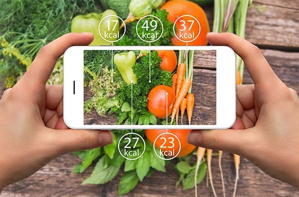 Food app counting calories 