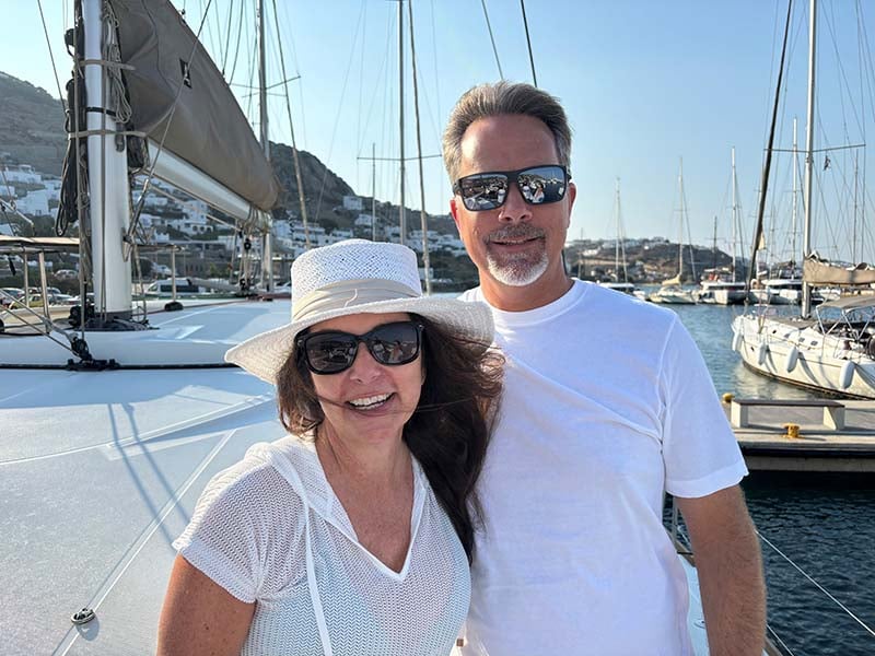 April Nitzsche and her husband