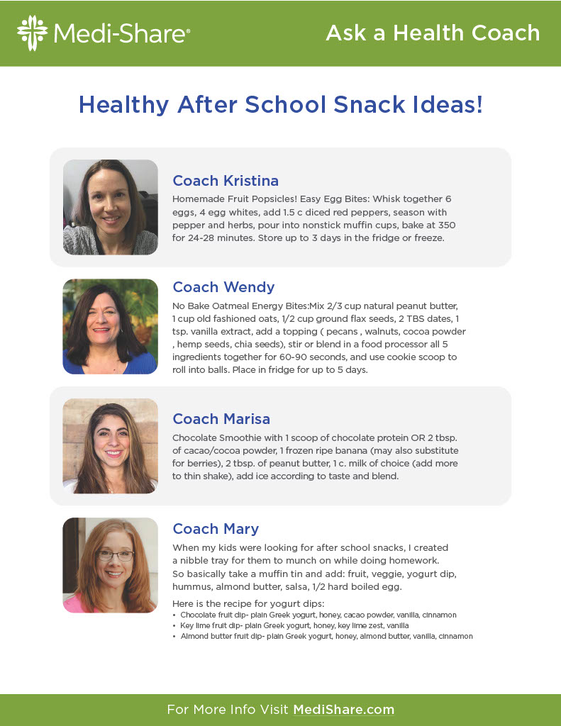 Healthy After School Snack Ideas