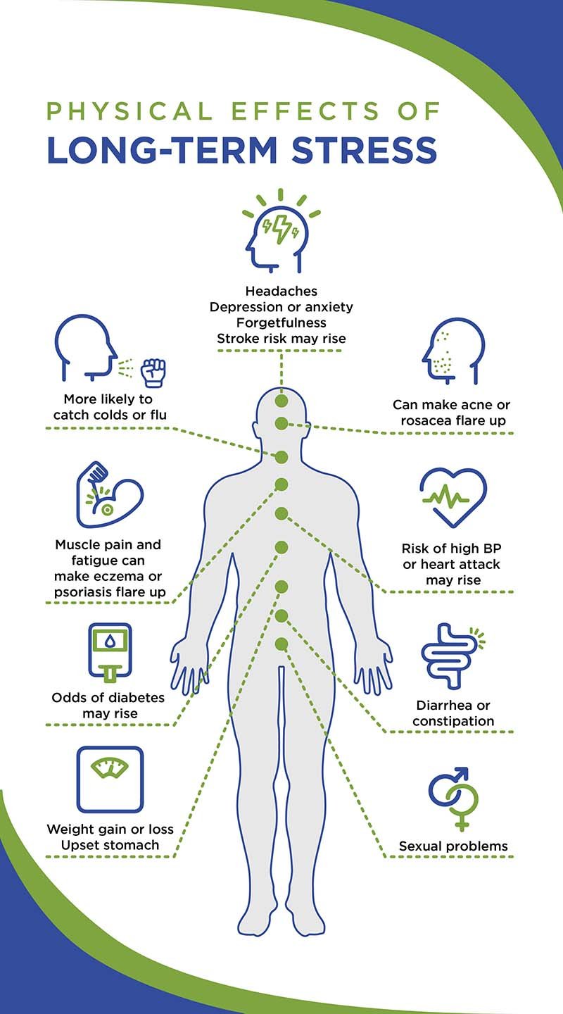 Long Term Stress Infographic