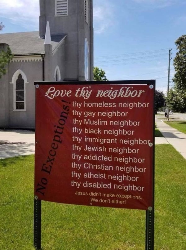 Love thy neighbor