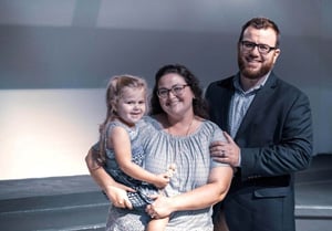 Dominique Robin and family