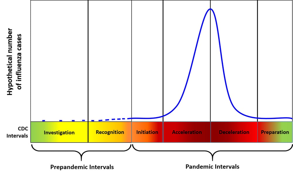 Pandemic intervals
