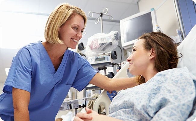 Woman at the Emergency Room