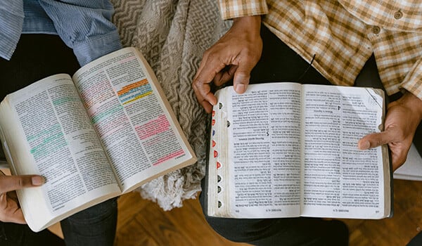 Reading bibles together