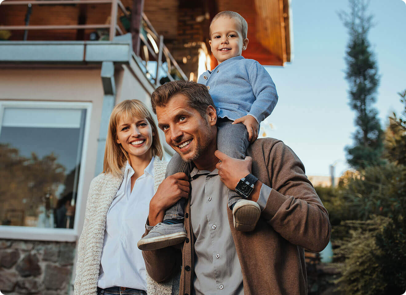 A family living out their physical wellness journey.