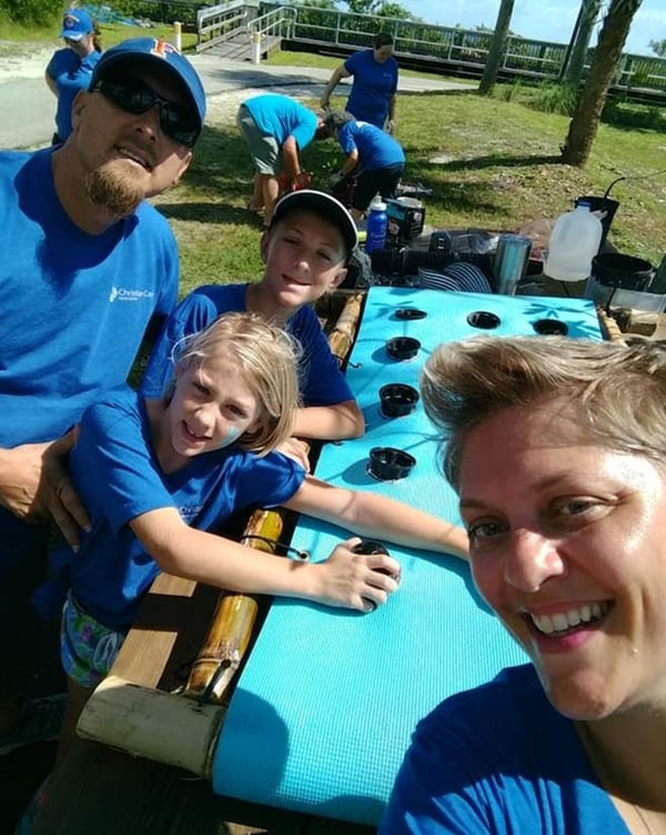 Roberta Forney and family