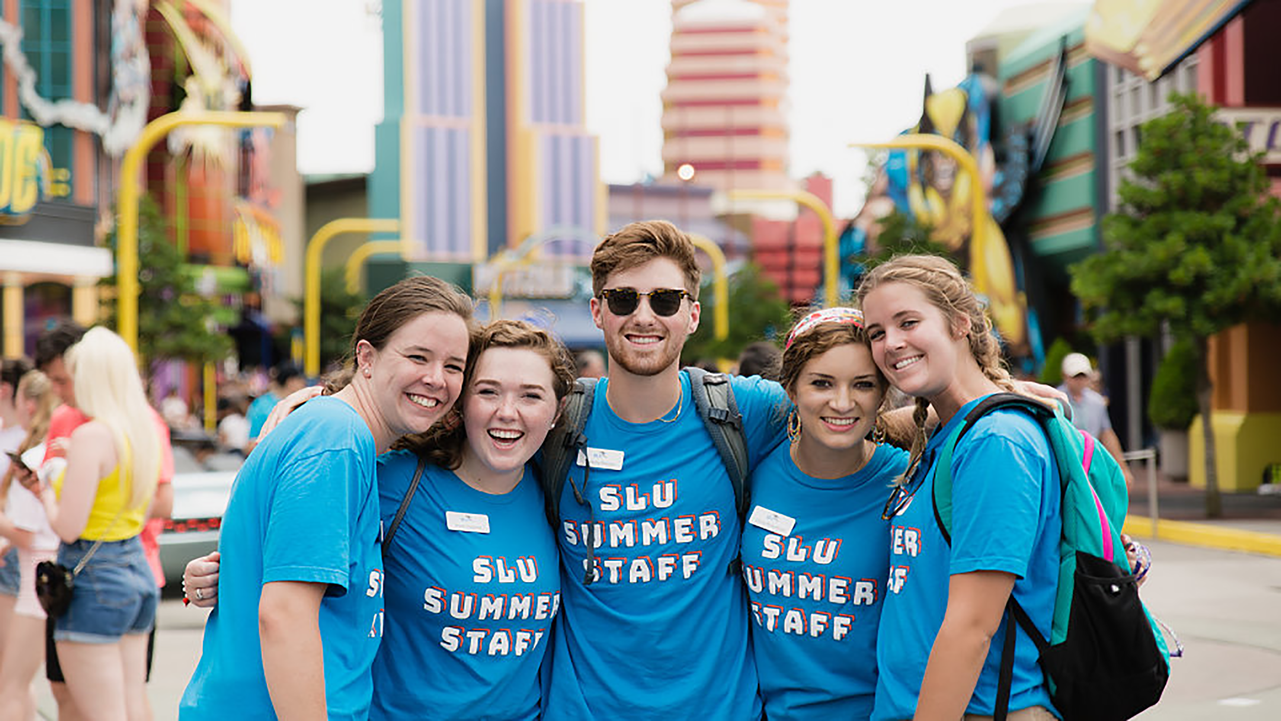 A group of SLU students