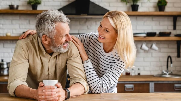 Medi-Share65+ Couple Enjoying Coffee