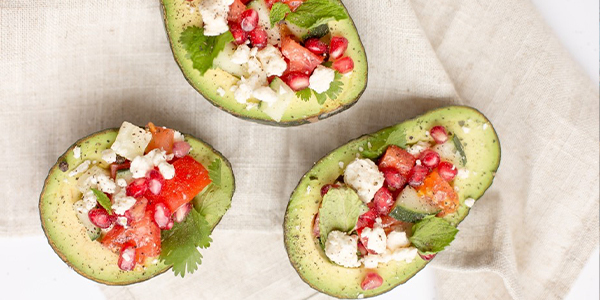 avocado stuffed with chicken salad