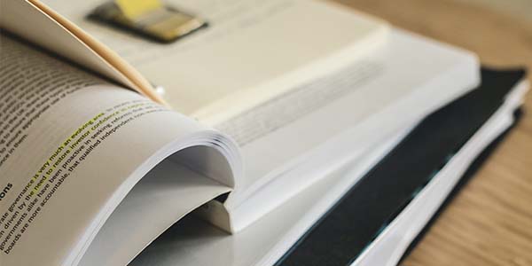 books close up