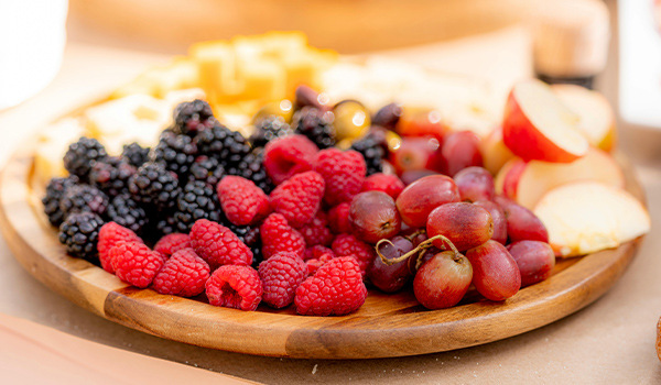 fruit on a platter