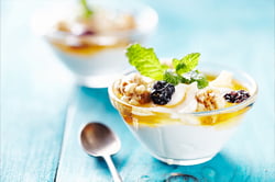 honey on yogurt