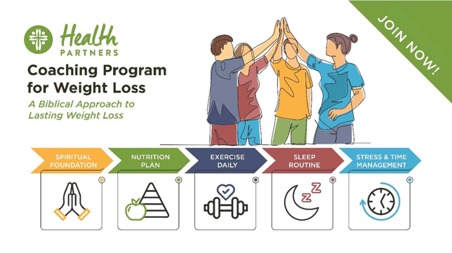 Program Diagram: Spiritual Foundation > Nutrition Plan > Exercise Daily > Sleep Routine > Stress & Time Management