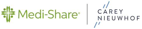 Medi-Share and Carey Nieuwhof co-branded logo