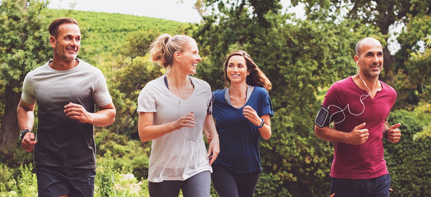 Medi-Share members promoting a healthy lifestyle through fitness