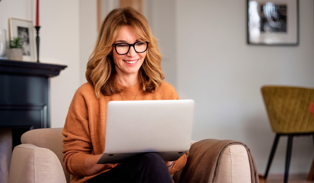 Woman on Laptop
