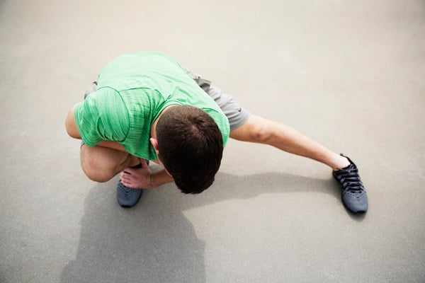 Man exercising