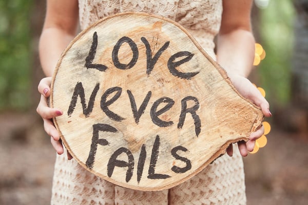 Love never fails