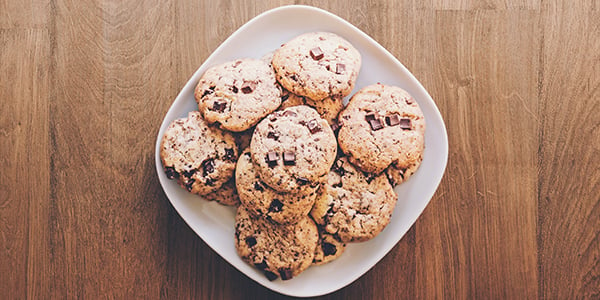 plate of cookies