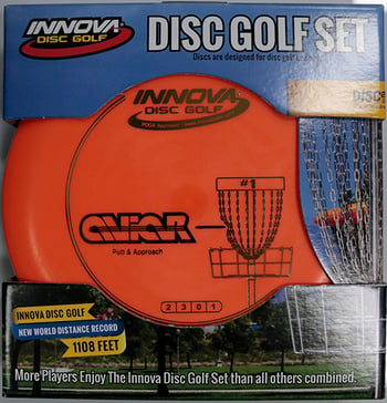 Disc golf starter set