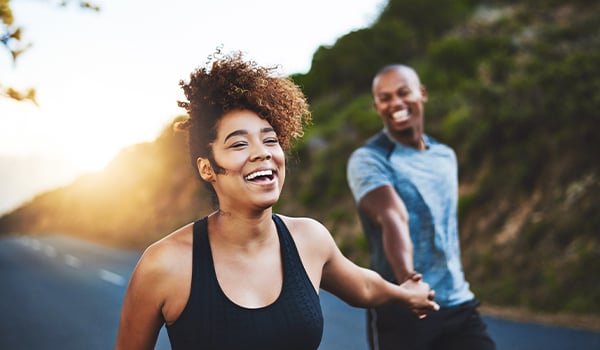 young adults smiling and laughing