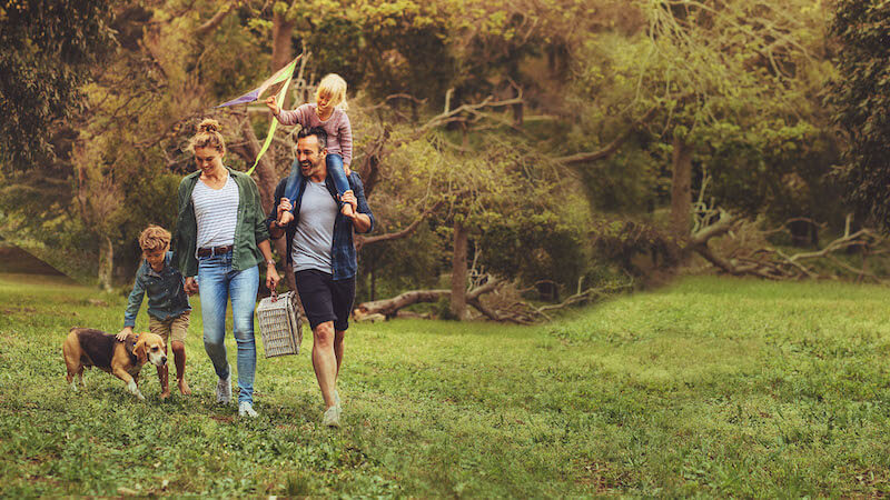 Medi-Share Family Enjoying a Walk